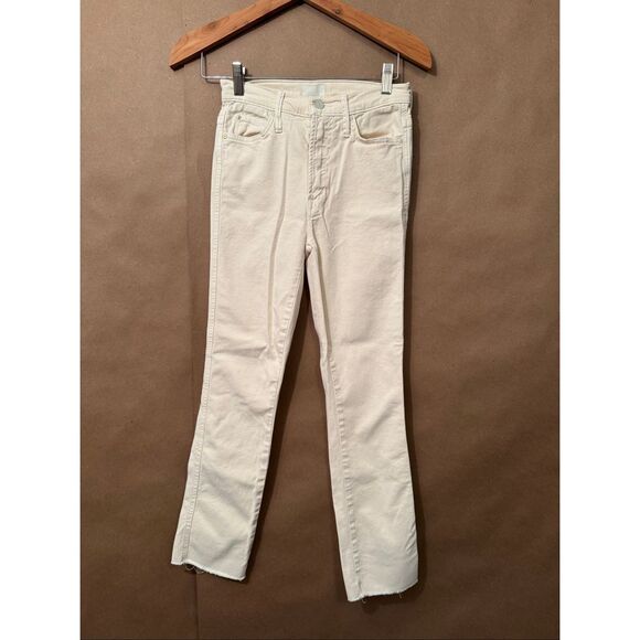 MOTHER Denim - MOTHER High Waisted Rascal Ankle Fray Jean